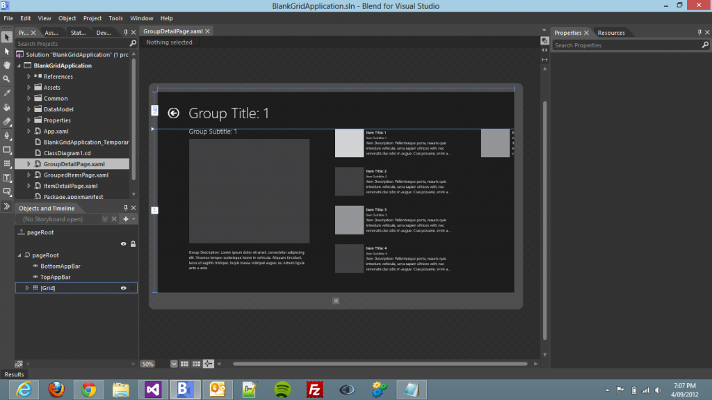 Design Time Data in Expression Blend